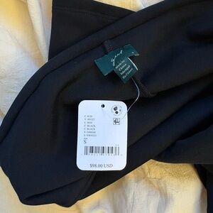 Free People Black Mini Skirt